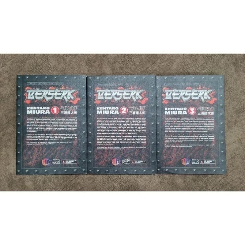 Berserk 3 Volumes (Volume 1 - 3) ( arabic version) / eng