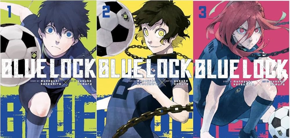 Blue lock volumes (1-2-3) (arabic version)