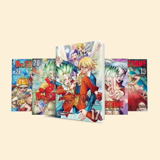Dr Stone 5 Volumes (Volume 17-21) (arabic version)