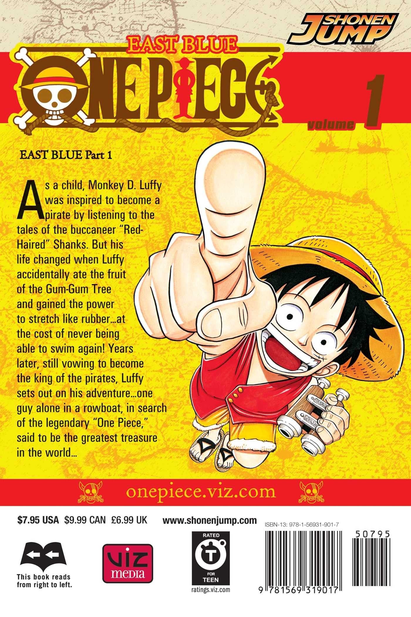 One Piece, Volume 1 ( arabic version )