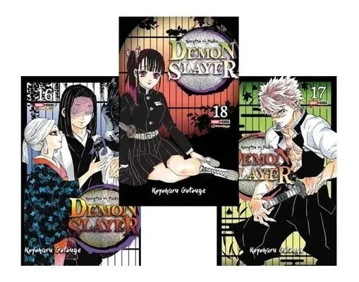 Demon Slayer: Kimetsu no Yaiba 3 Volumes (Volume 16-18) ( version arabic)
