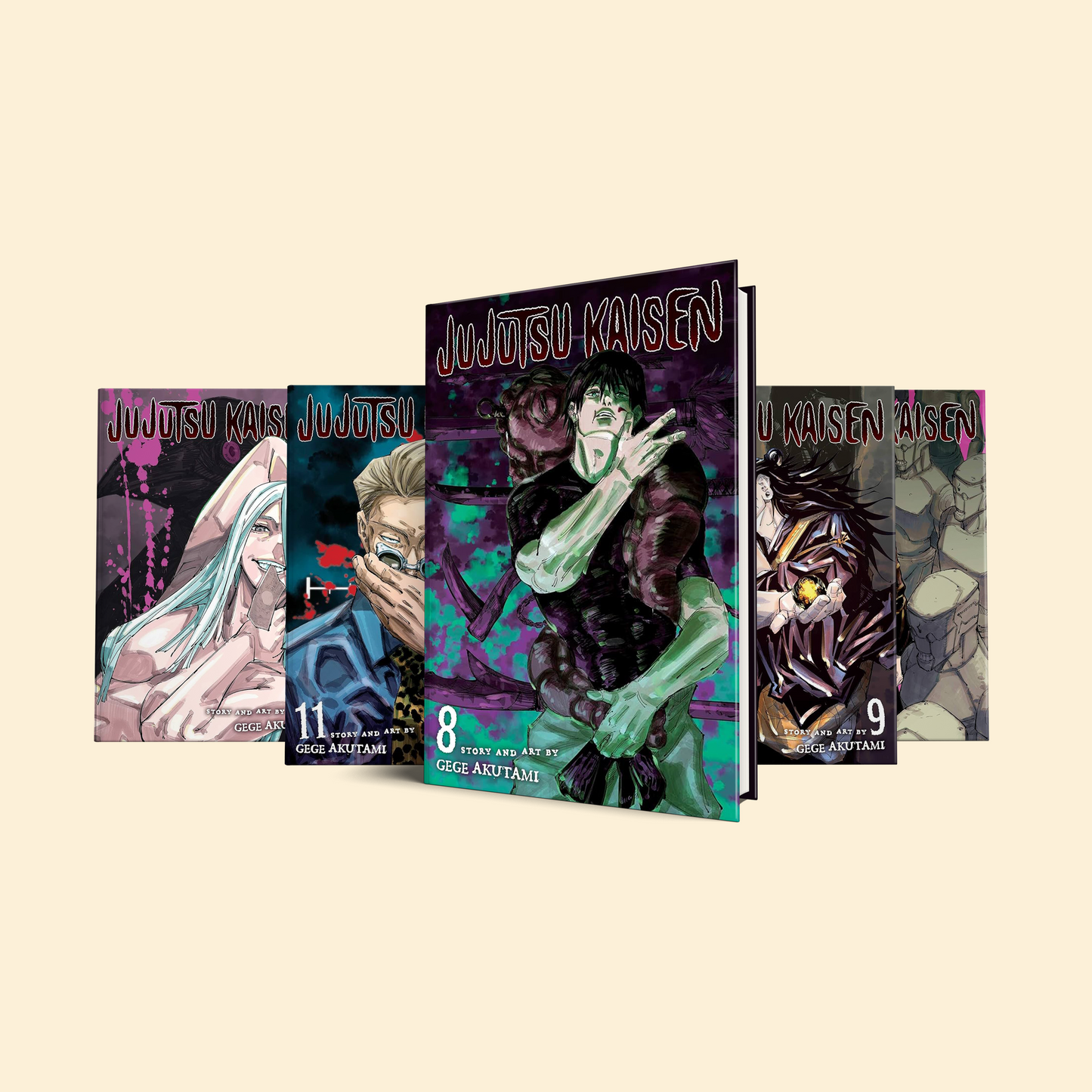 Jujutsu Kaisen 5 Volumes (Volume 8 - 12) ( arabic version )